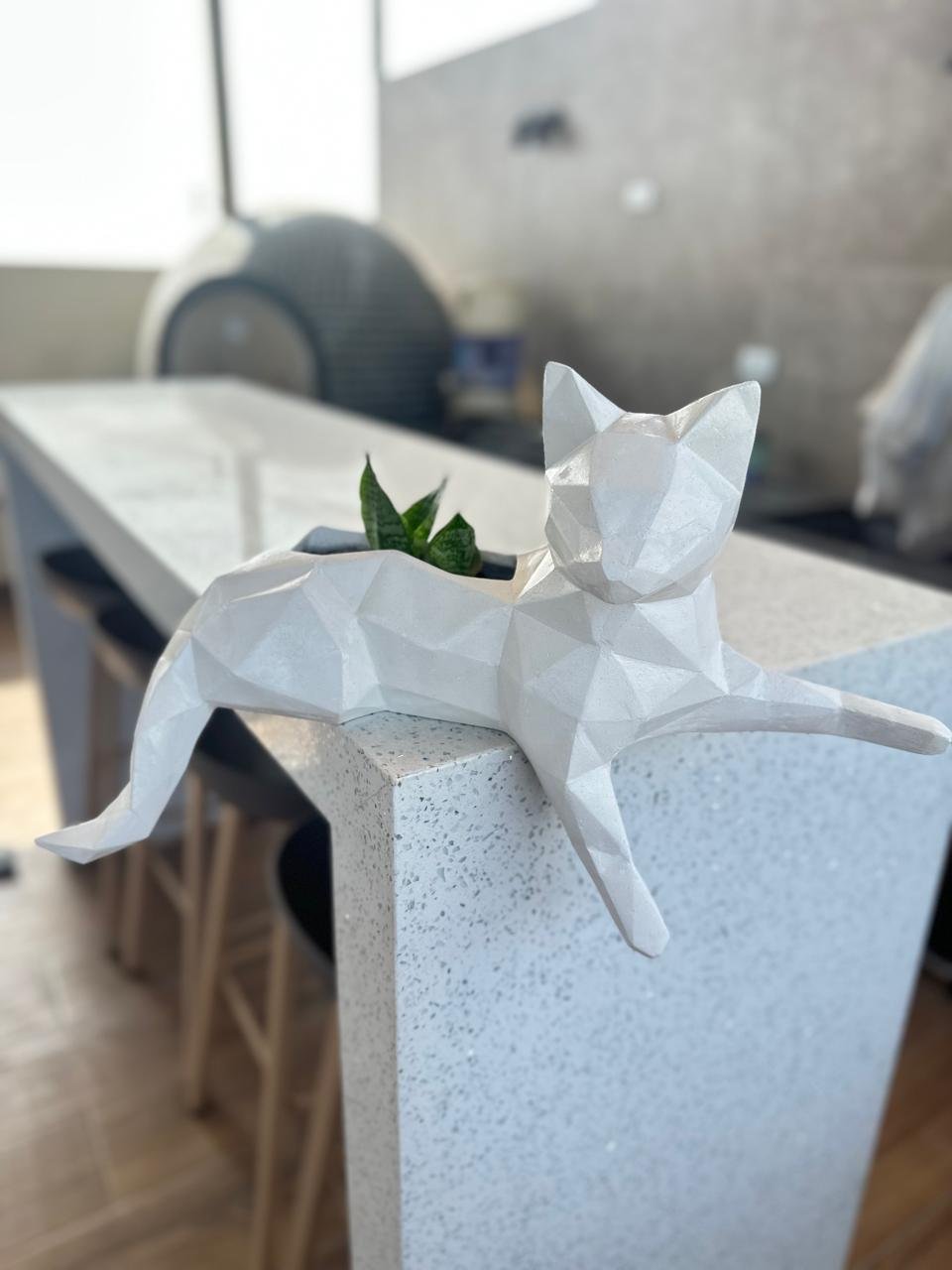 Maceta Pet Friendly Minino + Suculenta | 21cm - Imagen 11