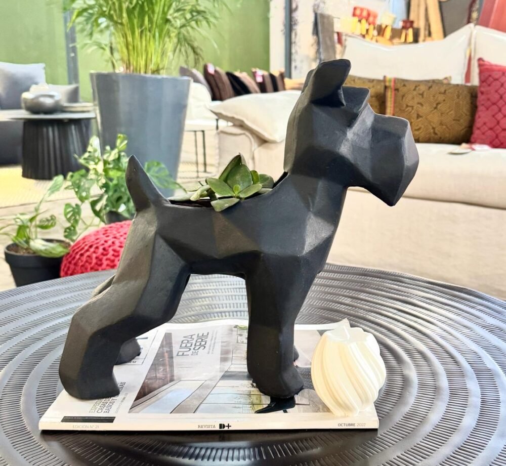 Suculenta + Maceta Pet Friendly Schnauzer | 33cm